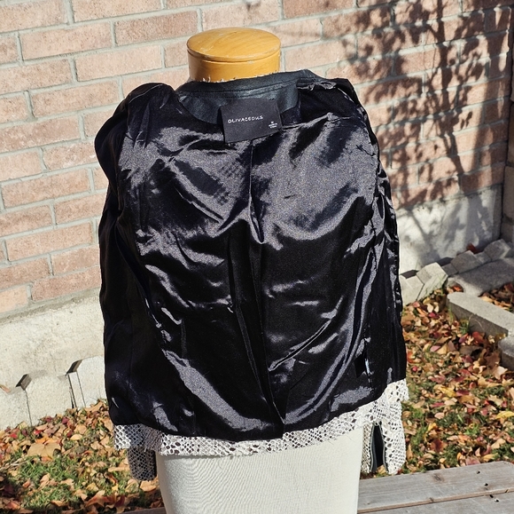 Olivaceous python print moto jacket - Picture 6 of 9